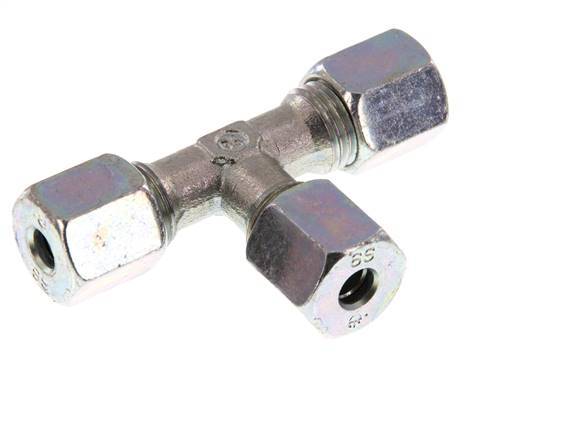 6S Zinc plated Steel Tee Cutting Ring 630 Bar DIN 2353
