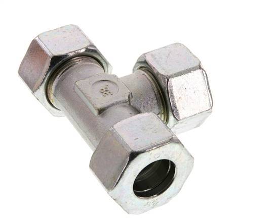 25S Zinc plated Steel Tee Cutting Ring 400 Bar DIN 2353