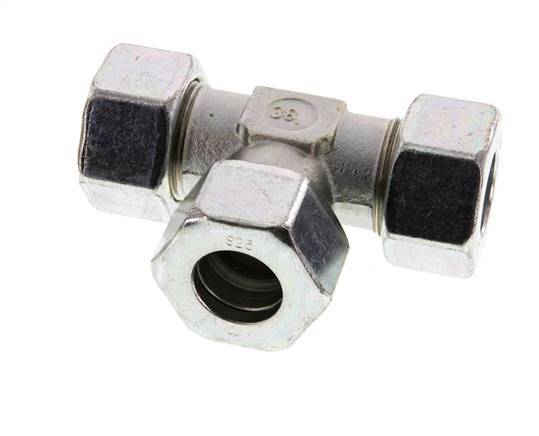 25S Zinc plated Steel Tee Cutting Ring 400 Bar DIN 2353
