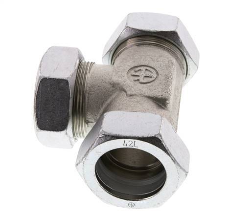 42L Zinc plated Steel Tee Cutting Ring 160 Bar DIN 2353