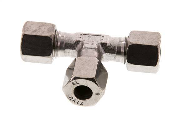 8L Stainless steel Tee Cutting Ring 315 Bar DIN 2353