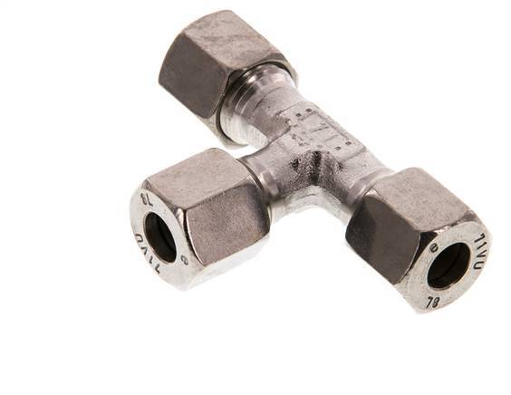 8L Stainless steel Tee Cutting Ring 315 Bar DIN 2353