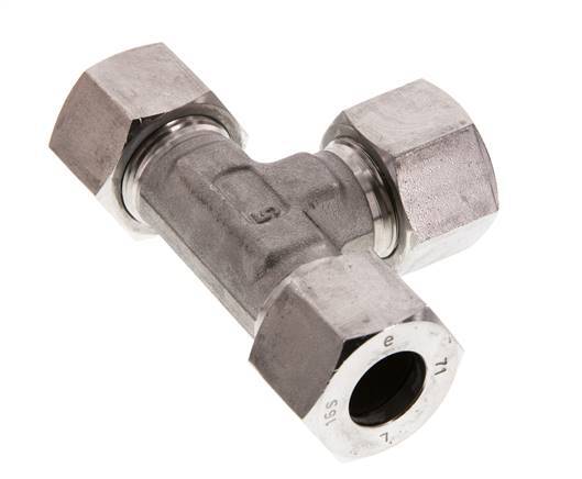 16S Stainless steel Tee Cutting Ring 400 Bar DIN 2353