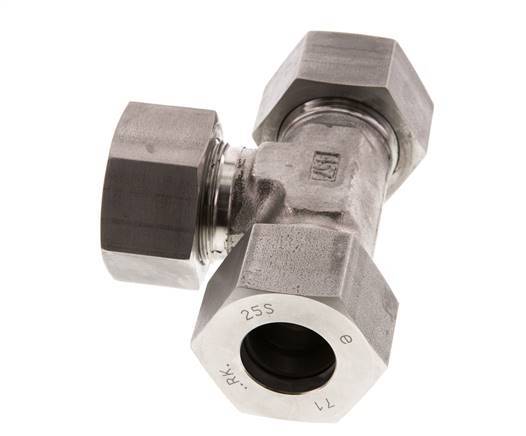 25S Stainless steel Tee Cutting Ring 400 Bar DIN 2353