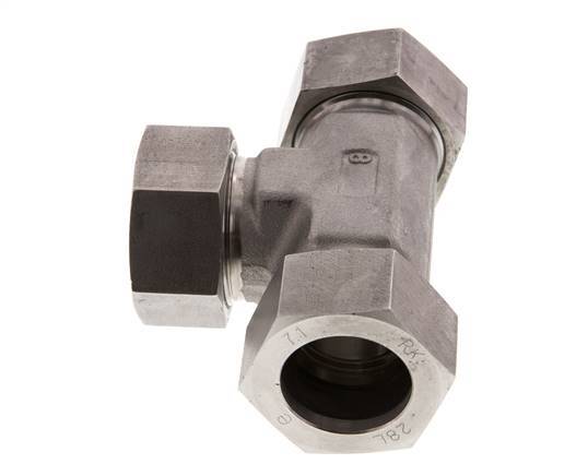 28L Stainless steel Tee Cutting Ring 160 Bar DIN 2353