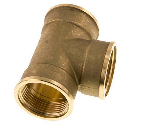 G 1 1/4'' Brass Tee 16 Bar