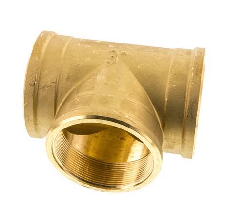G 3'' Brass Tee 16 Bar
