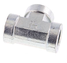 G 3/4'' Zinc plated Steel Tee 200 Bar - Hydraulic