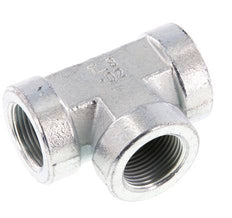 G 3/4'' Zinc plated Steel Tee 200 Bar - Hydraulic