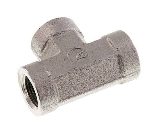 G 3/8'' Zinc plated Steel Tee 250 Bar - Hydraulic