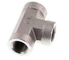 G 3/8'' Zinc plated Steel Tee 250 Bar - Hydraulic
