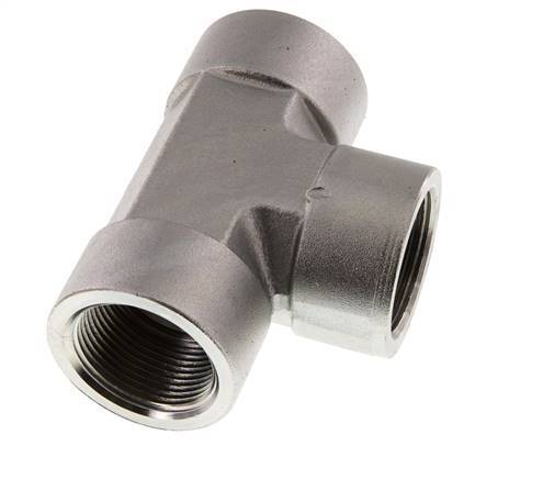 G 1 1/4'' Zinc plated Steel Tee 160 Bar - Hydraulic