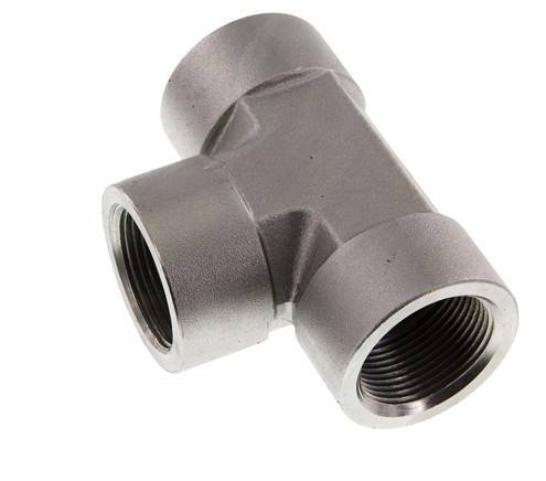 G 1 1/4'' Zinc plated Steel Tee 160 Bar - Hydraulic