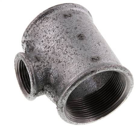 Rp 2'' x Rp 1'' Zinc plated Cast iron Tee 25 Bar