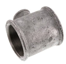 Rp 2 1/2'' x Rp 1'' Zinc plated Cast iron Tee 25 Bar