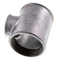 Rp 2 1/2'' x Rp 1 1/2'' Zinc plated Cast iron Tee 25 Bar