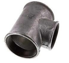 Rp 3'' x Rp 2 1/2'' Zinc plated Cast iron Tee 25 Bar