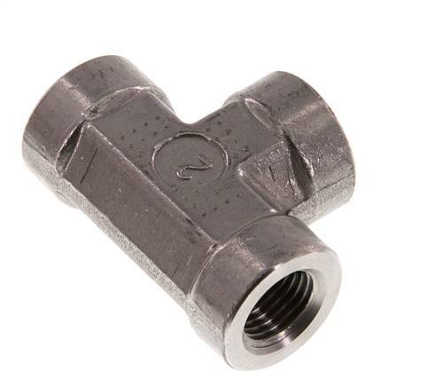G 1/4'' Stainless steel Tee 350 Bar - Hydraulic
