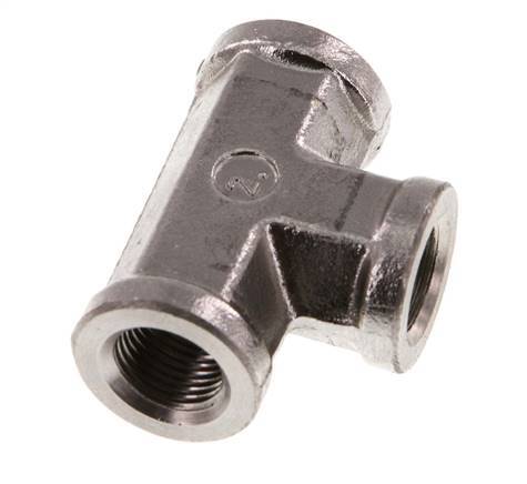 G 1/8'' Stainless steel Tee 350 Bar - Hydraulic