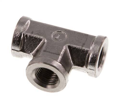 G 1/8'' Stainless steel Tee 350 Bar - Hydraulic