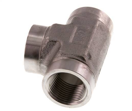 G 3/4'' Stainless steel Tee 200 Bar - Hydraulic