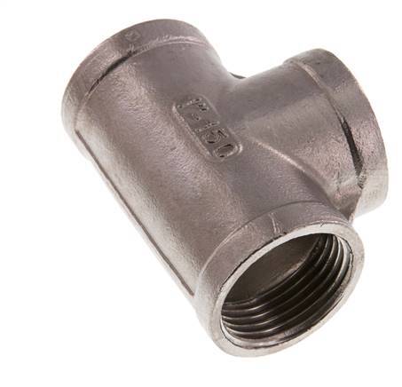 Rp 1'' Stainless steel Tee 10 Bar