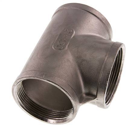 Rp 2'' Stainless steel Tee 10 Bar