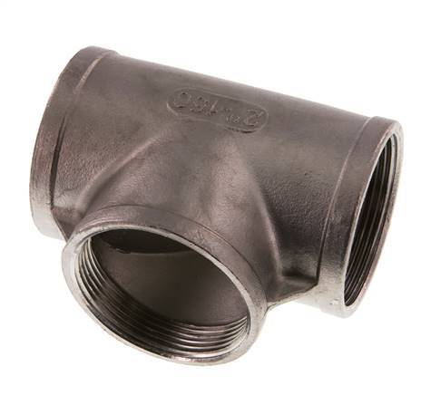 Rp 2'' Stainless steel Tee 10 Bar