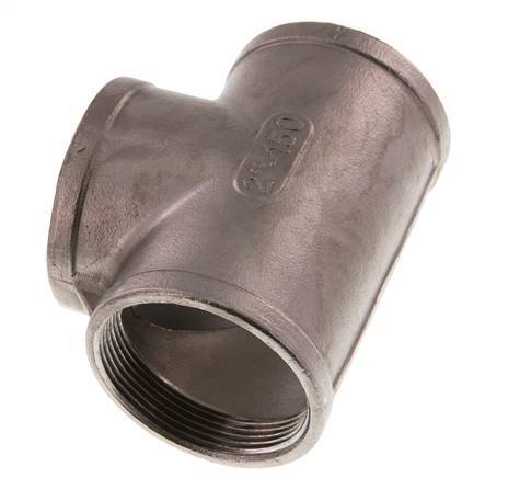 Rp 2'' Stainless steel Tee 10 Bar