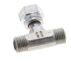 UNF 9/16''-18 M/F Zinc plated Steel Tee ORFS with union nut 630 Bar - Hydraulic