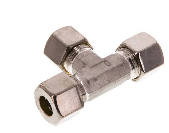 14S Stainless steel Tee Compression Fitting 630 Bar DIN 2353