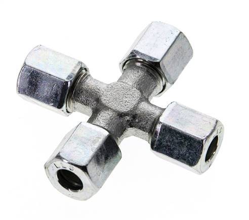6LL Zinc plated Steel Cross Cutting Ring 100 Bar DIN 2353