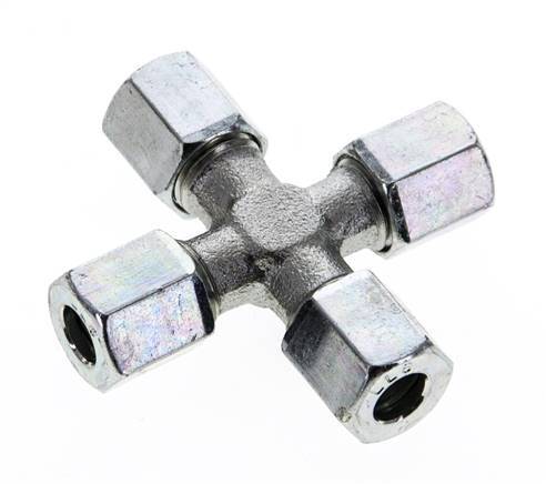 6LL Zinc plated Steel Cross Cutting Ring 100 Bar DIN 2353