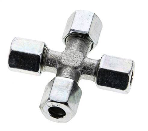 6LL Zinc plated Steel Cross Cutting Ring 100 Bar DIN 2353