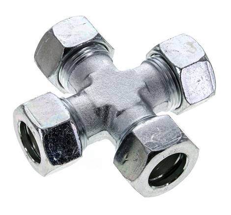 22L Zinc plated Steel Cross Cutting Ring 160 Bar DIN 2353