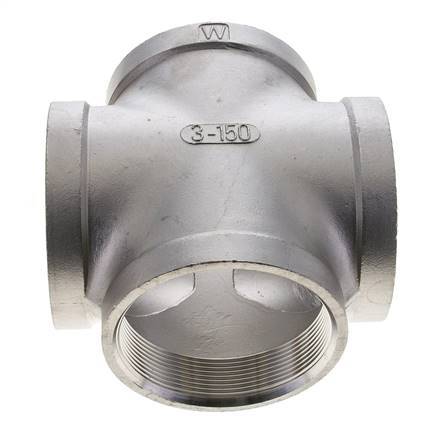 Rp 3'' Female Stainless steel Cross 16 Bar