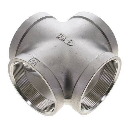 Rp 3'' Female Stainless steel Cross 16 Bar