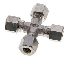 10L Stainless steel Cross Compression Fitting 315 Bar DIN 2353
