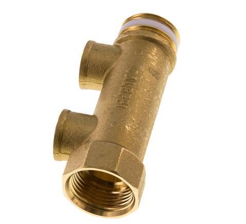 G 1'' x 2xG 1/2'' F/M/F Brass Distributor pipes 10 Bar