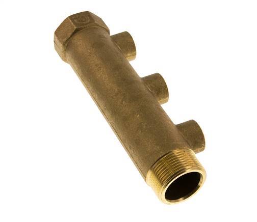G 1 1/4'' x 3xG 1/2'' F/M/F Brass Distributor pipes 10 Bar
