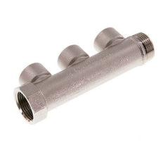 G 3/4'' x 3xG 1/2'' F/M/F Nickel plated Brass Distributor pipes 10 Bar