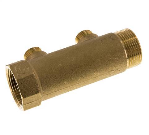 G 1 1/4'' x 2xG 1/2'' F/M/M Brass Distributor pipes 10 Bar