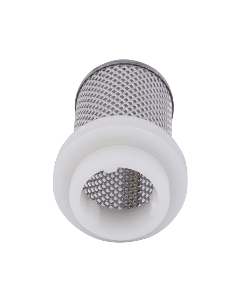 G1'' Stainless steel/Plastic Suction Strainer 1 mm Mesh [5 Pieces]