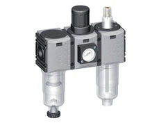 FRL 3-Part G1/4'' 800 l/min 0.5-8.0bar/7-116psi Auto (Closed Without Pressure) Polycarbonate Futura 0