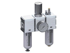FRL 3-Part G1/4'' 1750 l/min 0.1-2.0bar/1-29psi Auto Metal Futura 1