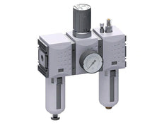 FRL 3-Part G3/8'' 3500 l/min 0.1-1.0bar/1-14psi Auto Polycarbonate Futura 2