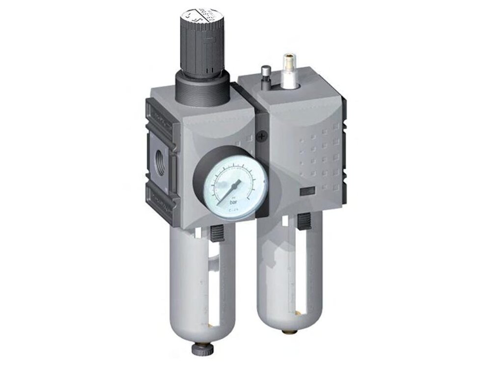 FRL 2-Part G3/4'' 12000 l/min 0.5-8.0bar/7-116psi Auto Polycarbonate Futura 4