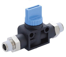 R1/8" -R1/8" 3/2-Way Shut-Off Hand Valve