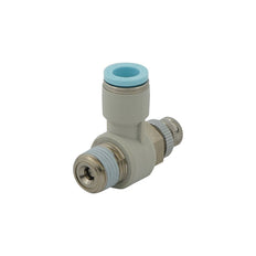 3/8" - R3/8" Elbow Clean-Room Package Pneumatic Needle Valve