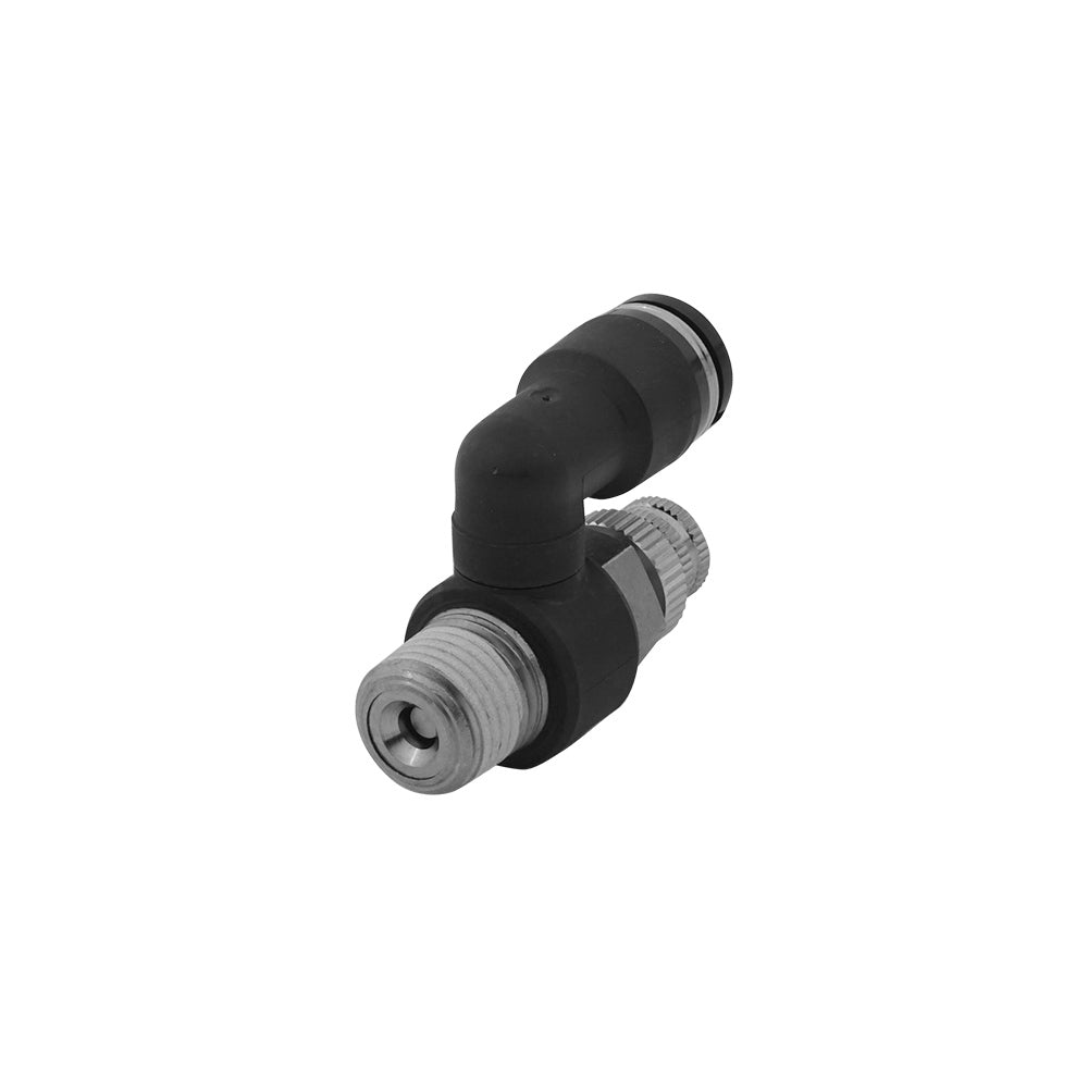 1/4" - M5 Rotatable Pneumatic Needle Valve